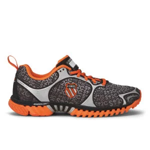 K-Swiss Men's Kwicky Blade-Light Running Shoes - Black/Silver/Orange - 5.5 - Black/Silver/Orange Afbeelding 1