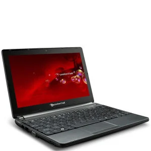 Packard Bell Dot 10.1 Inch SC/Atom Netbook N2600 (1GB RAM 320GB HDD W7S Black) Afbeelding 1