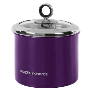 Morphy Richards Accents Small Storage Canister - Plum Afbeelding 1