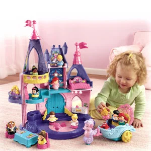 Little People Disney Princess Palace Playset Afbeelding 1