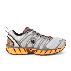 K-Swiss Men's Blade Max Trail Running Shoes - Grey/Charcoal/Orange - 5.5 - Grey/Charcoal/Orange Afbeelding 1