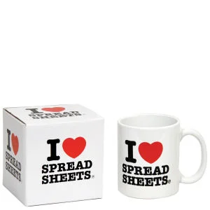 I Love Spreadsheets Mok Afbeelding 1