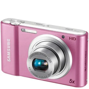 Samsung ST68 Compact Digital Camera (16MP, 5x Optical, 2.7 Inch LCD) - Pink Afbeelding 1