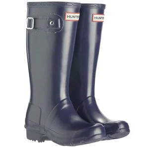 Hunter Original Kids' Wellies - Navy - 7 - Navy blauw Afbeelding 1