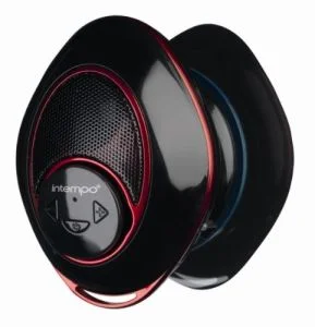 Intempo Waterproof Bathroom Bluetooth Speaker - Black Afbeelding 1
