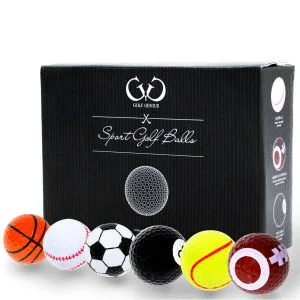 Golf Genius Novelty Golf Balls Afbeelding 1
