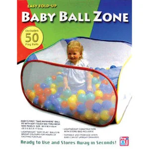 Easy Fold Up Baby Ball Zone (With 50 Balls) Afbeelding 1