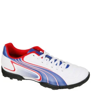 Puma Men's V6.11 TT Astro Turf Trainer - White/Blue/Red - 7 - White/Blue/Red Afbeelding 1