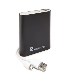 Superspot 10400 MAH Universal Portable Charger Power Bank - Black Afbeelding 1