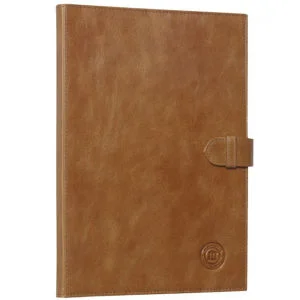 dbramante1928 Classic Leren Folio Beschermhoes voor de Samsung Galaxy Tab 2 10.1 - Goudbruin Afbeelding 1