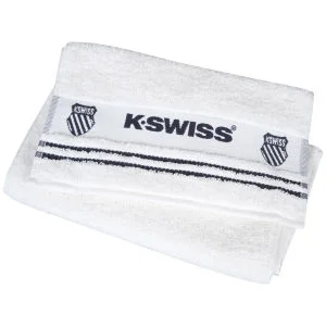 K-Swiss Logo Towel - White/Navy Afbeelding 1