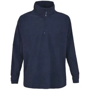 Trespass Lap Fleece met Halve Rits voor Heren - Marineblauw - S - Navy blauw Afbeelding 1