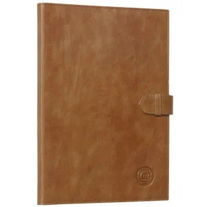 dbramante1928 Classic Leren Folio Beschermhoes voor de Samsung Galaxy Tab 2 10.1 - Goudbruin Afbeelding 1