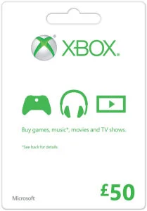 Xbox Gift Card - £50 Afbeelding 1