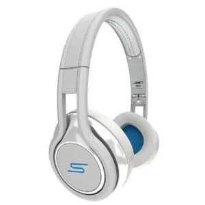 SMS Audio by 50 Cent Street Wired Headphones Includes Passive Noise Cancellation - White Afbeelding 1