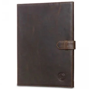 dbramante1928 Classic Leren Folio Beschermhoes voor de Samsung Galaxy Tab 2 10.1 - Donkerbruin Afbeelding 1