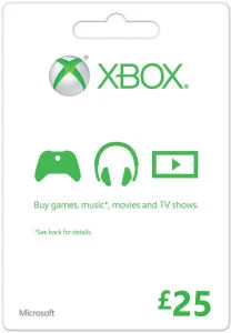 Xbox Gift Card - £25 Afbeelding 1