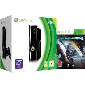 Xbox 360 250GB Matte Black Console: Bundle Includes (Metal Gear Rising: Revengeance) Afbeelding 1