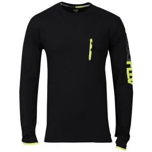 Nike Men's Athletic Department Long Sleeve T-Shirt - Black - S - Zwart Afbeelding 1
