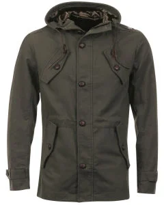 Fly53 Men's Burton Jacket - Olive - XL Afbeelding 1