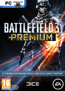 Battlefield 3: Premium (Expansion Pack) (Code In A Box) Afbeelding 1