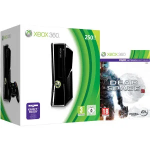 Xbox 360 250GB Matte Black Console: Bundle Includes (Dead Space 3) Afbeelding 1
