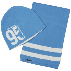 Smith & Jones Men's Dominique Hat and Scarf Set - Blue Afbeelding 1