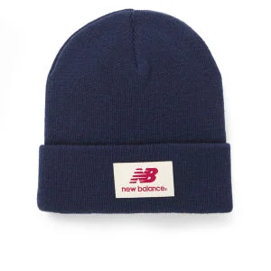 New Balance Unisex Troy Beanie - Acrylic Navy Afbeelding 1