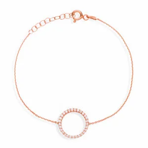 Ingenious Jewellery Circle of Life Bracelet - Rose Gold Afbeelding 1