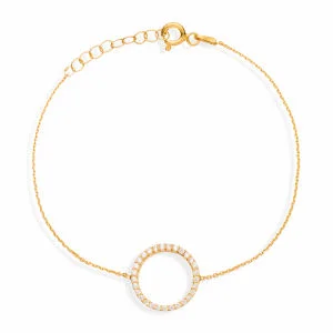 Ingenious Jewellery Circle of Life Bracelet - Gold Afbeelding 1