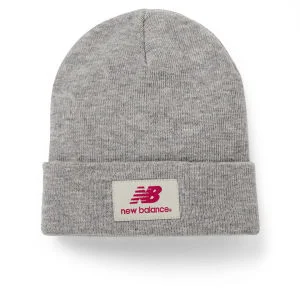 New Balance Unisex Troy Beanie - Acrylic Light Grey Afbeelding 1
