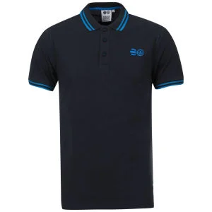 Crosshatch Men's Gladstone Polo Shirt - Ink - S - ink Afbeelding 1