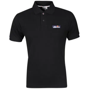 Ellesse Men's Baseliner Polo Shirt - Black - S - Zwart Afbeelding 1