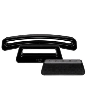 Swissvoice ePure V2 Eco Cordless Digital Designer DECT Telephone with Digital Answer Machine Base - Black Afbeelding 1