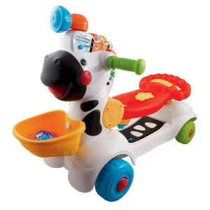 Vtech 3-in-1 Zebra Scooter Afbeelding 1