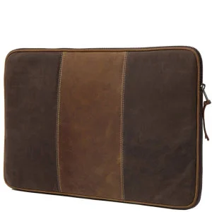 dbramante1928 Leather Case for up to 16 Inch Laptops and Notebooks - Hunter Brown Stripe Afbeelding 1