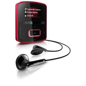 Philips GoGEAR Raga MP3 Player - Red Afbeelding 1