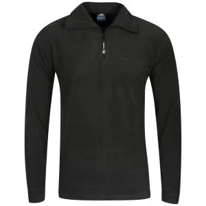 Trespass Men's 1/2 Zip M-Fleece - Black - S - Zwart Afbeelding 1