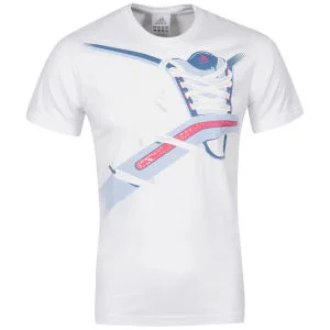 adidas Men's Saltero T-Shirt - White - XS - Wit Afbeelding 1