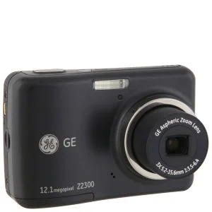 GE Z2300 Digital Camera - Black (12.4MP, 3 x Optical Zoom, 2.4 Inch LCD) Afbeelding 1