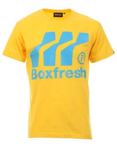 Boxfresh Men's Lugsail Classic Fit T-Shirt - S - Geel Afbeelding 1