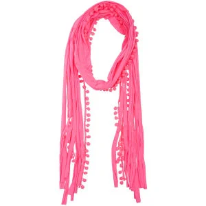 Firetrap Pom Plain Pompom Jersey Scarf - One size - Steen Afbeelding 1