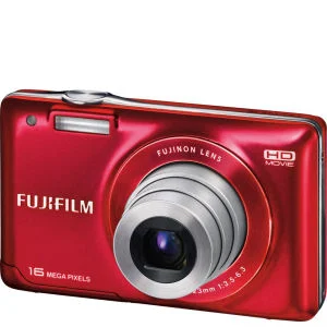 Fujifilm JX580 Camera - Red (16MP, 5 x Optical, 3" LCD) Afbeelding 1