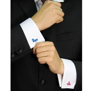Tetris Cufflinks - 2 pack Afbeelding 1