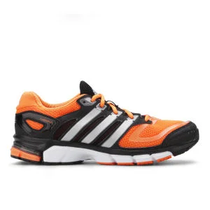 adidas Men's Response Cushion 22 Trainers - Solar Zest/Metalic Silver/Black - 6 - Solar Zest/Metalic Silver/Black Afbeelding 1