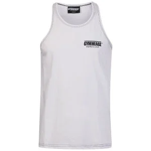 Gymheadz Hardcore Bodybuilding Tank Top voor Heren - Wit - S - Wit Afbeelding 1