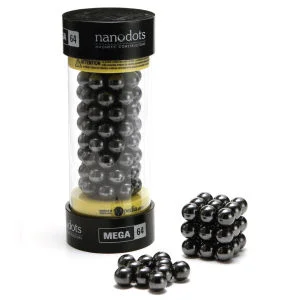 Mega Nanodots Magnetic Constructors Black - 64 Dots Afbeelding 1