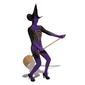 Morphsuits Purple Witch - M - Purple Witch Afbeelding 1