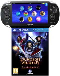 PS Vita (Wi-Fi Enabled) Includes: Dungeon Hunter Alliance Afbeelding 1