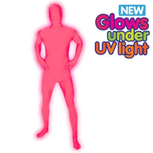 Morphsuits - Pink Glow - M - Pink Fluro Afbeelding 1